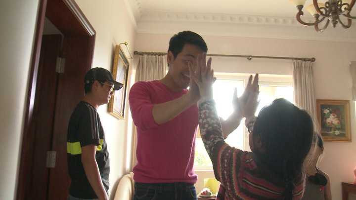 các bé được gặp bố