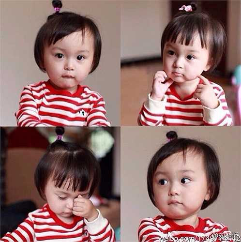 Cô nhóc hồi bé xíu đáng yêu khó cưỡng.