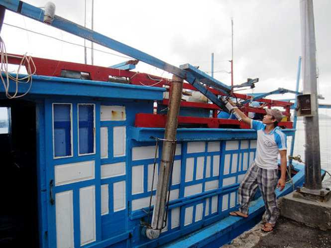 Tàu cá bị cướp ở vùng biển Trường Sa