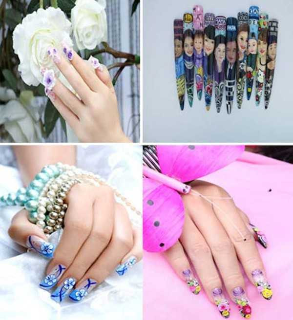 nổi tiếng nhờ làm móng tay chân