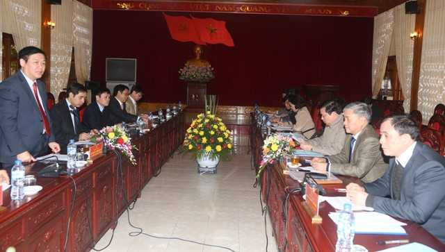 Ban Kinh tế Trung ương làm việc với Thường trực tỉnh ủy Yên Bái và Hòa Bình