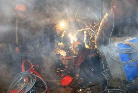 Sập hầm thủy điện Đạ Dâng