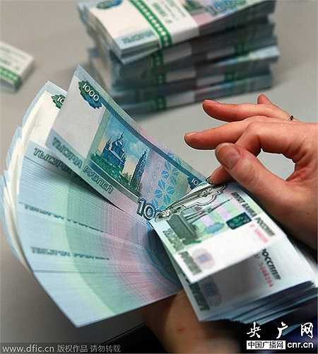 Đồng rúp của Nga đang bị mất giá thê thảm