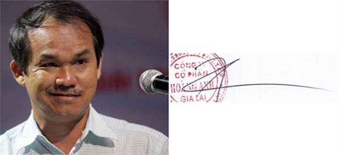 Đại gia được xếp vào nhóm giản dị nhất Việt Nam – Chủ tịch Hoàng Anh Gia Lai – Đoàn Nguyên Đức gần đây được giới kinh doanh chú ý khi ông đổ tiền vào kinh doanh các sản phẩm nông nghiệp: mía, bắp, bò sữa. Chữ ký của ông cũng được nhiều người tò mò.