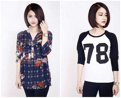 Cô tự mình stylist cho những sản phẩm của shop.