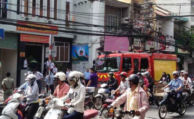 Cháy tại trụ sở UBND phường 7, Q.5 TP.HCM