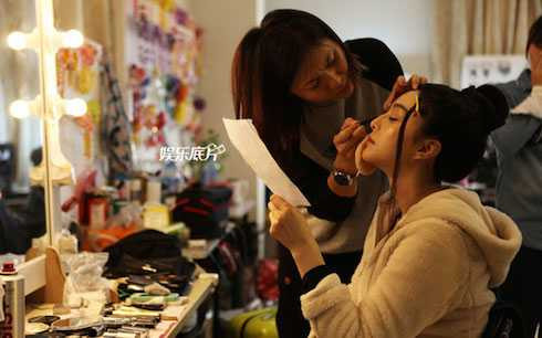 phạm băng băng trang điểm