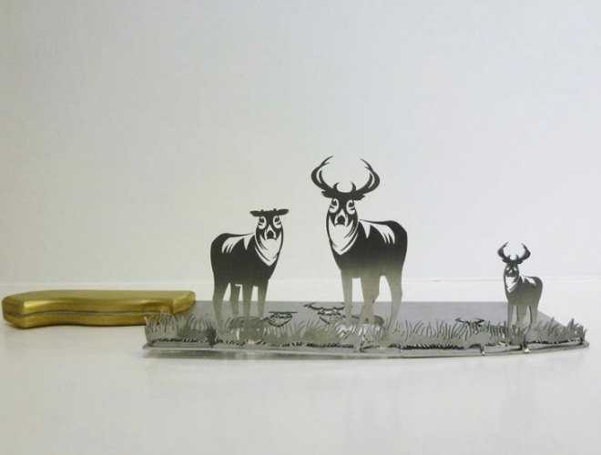 9x điêu khắc trên dao đẹp sống động