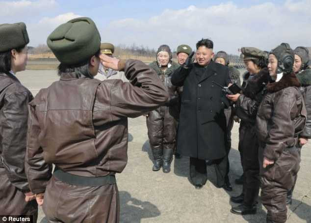 Các nữ phi công của quân đội Triều Tiên