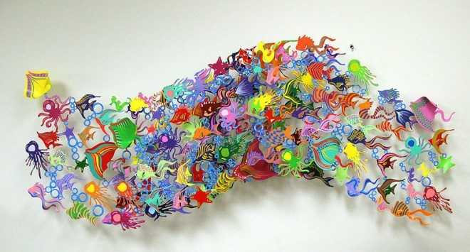 Chàng trai làm tranh kim loại đẹp đến từng chi tiết