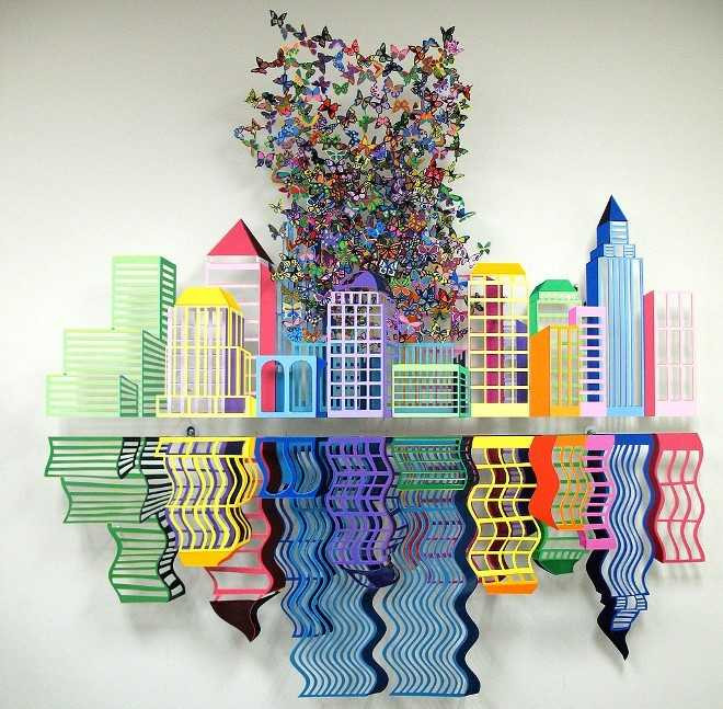 Chàng trai làm tranh kim loại đẹp đến từng chi tiết