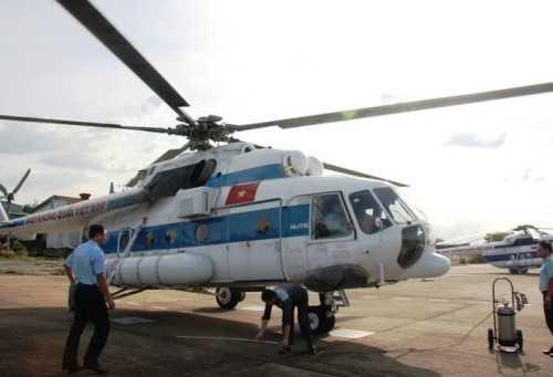 Điều trực thăng ra Phú Quốc cứu người bị côn trùng lạ đốt 