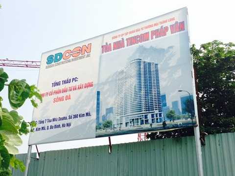 Chủ đầu tư Tincom Pháp Vân để thuê bao "ò í e"