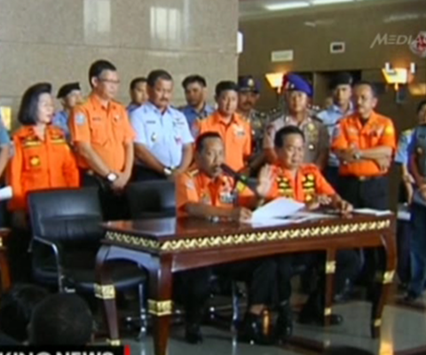 Người phát ngôn của Hải quân Indonesia trong buổi họp báo