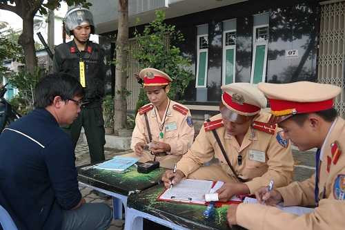 Lập biên bản vi phạm