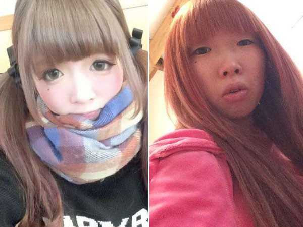 Cô gái xấu hơn trong ảnh