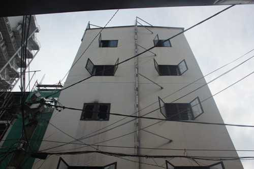 Cháy khách sạn ở trung tâm TP.HCM