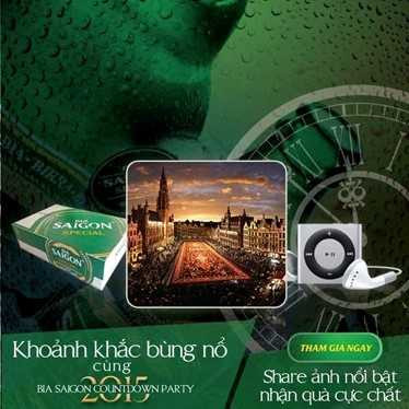 Dj Sander van Doorn đón năm mới cực chất tại 'Bia Sài Gòn Countdown 2015'