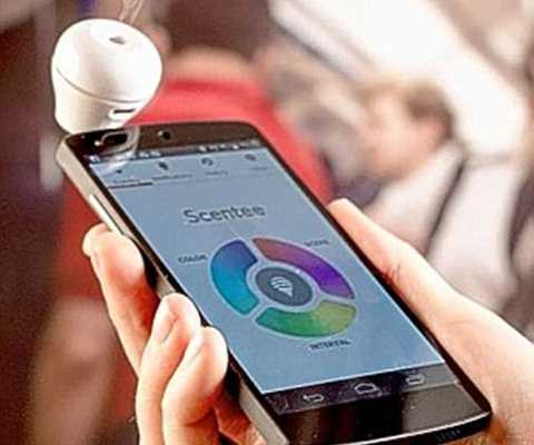 Vật dụng tạo ra mùi hương từ ứng dụng smartphone