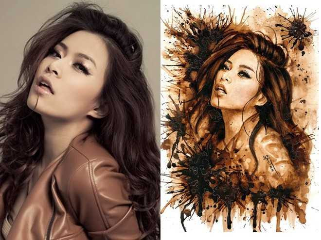  Đam mê vẽ từ nhỏ, Thùy Trang tự tìm tòi học hỏi các kỹ thuật và tham gia các diễn đàn về vẽ trên mạng. 9X cho biết, đây là tác phẩm bút bi đầu tiên của cô.