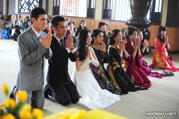 Lễ Hằng thuận của vợ chồng cô dự kiến diễn ra trong gần 3 tiếng đồng hồ.