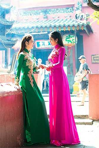 Trong chuyến vào TP.HCM vừa qua, Hoa hậu Mai Phương đã có cuộc hội ngộ với Hoa hậu Phụ nữ Việt Nam qua ảnh Thụy Quân.
