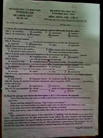 Đáp án đề thi bị lộ lan truyền trên mạng <a href='https://vtcnews.vn/xa-hoi.2.0.html' >xã hội</a> facebook