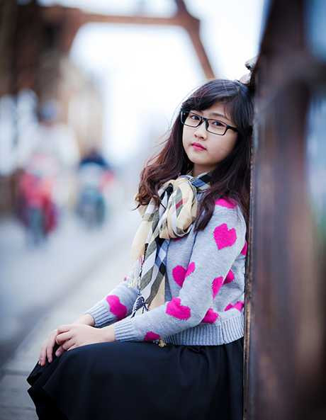 Cô bé 10x xinh xắn