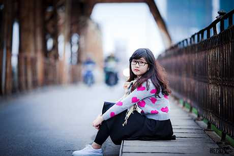 Cô bé 10x xinh xắn