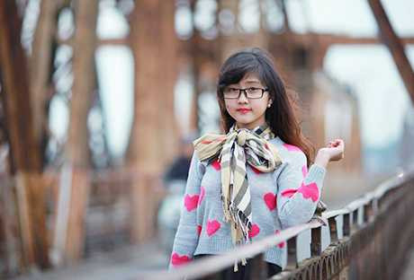 Cô bé 10x xinh xắn