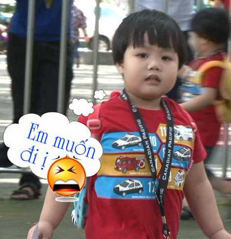 Tình huống cực hài hước trong hành trình lần này là sự cố Em Rồng muốn đi ị.