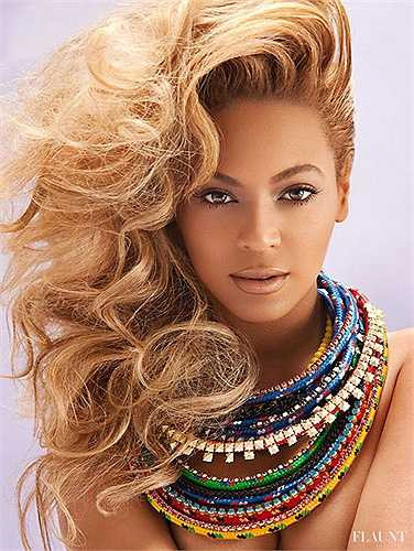 Nữ ca sĩ Beyonce bất ngờ xuất hiện trong bảng xếp hạng với vị trí khá cao - thứ 5.