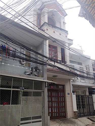 Ngôi nhà 3 tầng lầu ở TPHCM.