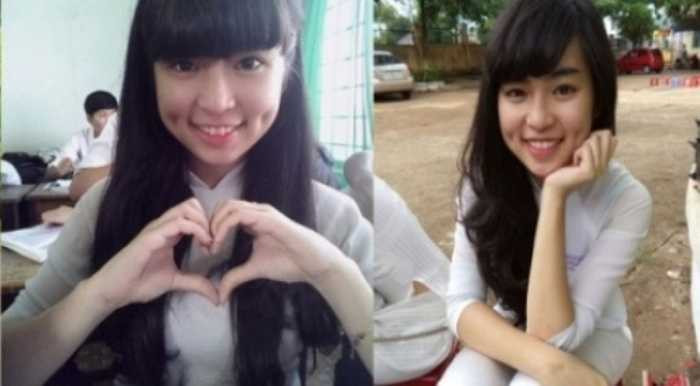 Bất ngờ nổi tiếng trên mạng vì bức ảnh cũ, Khánh Vân chia sẻ thêm bức ảnh trên chụp vào tháng 7/2013, khi cô còn học lớp 12, trường Chu Văn An.