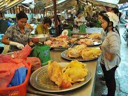 Nhận biết gà bơm nước và nhuộm vàng