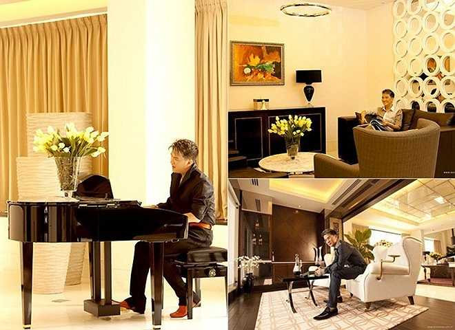 Năm 2010, ông hoàng nhạc Việt Đàm Vĩnh Hưng chứng tỏ đẳng cấp khi tậu về căn biệt thự trên cao có giá 5 triệu USD của một tòa nhà ở quận 7, TP HCM.