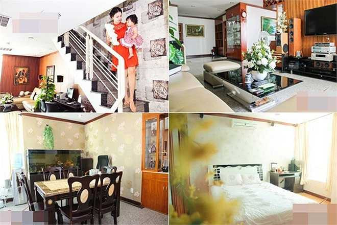 Năm 2011, hoa hậu thể thao Trần Thị Quỳnh theo chồng về sống tại một căn hộ penthouse ở TP.HCM khá rộng rãi, thoải mái. Tổ ấm 2 tầng của hoa hậu có diện tích 200 mét vuông nằm ở quận 7 được bày trí ấm áp, gọn gàng.