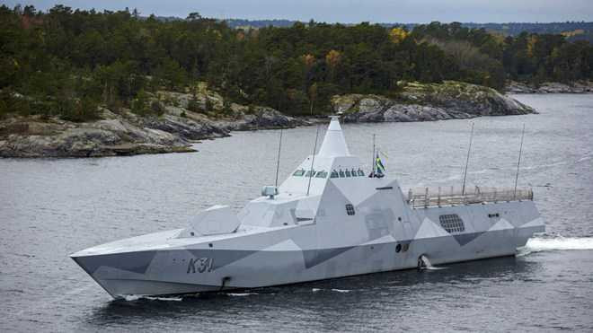 Tàu ngầm tàng hình xuất hiện trên lãnh hải của Thụy Điển