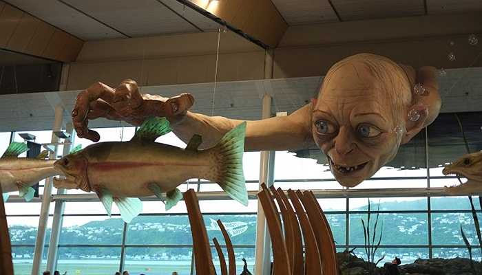 10. Sân bay Wellington, New Zealand. Được lấy cảm hứng từ nhân vật Gollum trong bộ phim 'Chúa tể của những chiếc nhẫn', sân bay này đang sở hữu thiết kế rất 'dị'