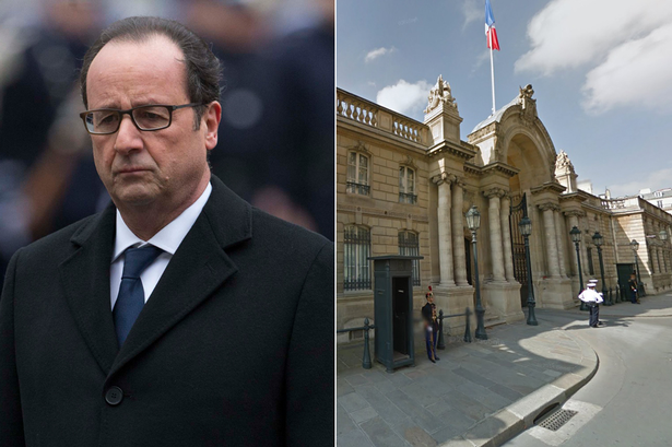 Vụ tai nạn xảy ra ngay trước cổng điện Elysee khi Tổng thống Pháp Francois Hollande đang ở bên trong 