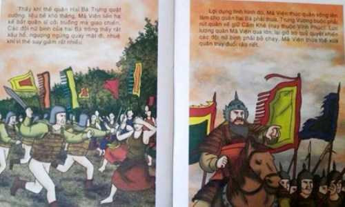 cuốn sách “Trưng Nữ Vương khởi nghĩa Mê Linh”