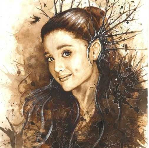 Tưởng chừng, cà phê chỉ để uống, nhưng 9X đã sáng tạo và dùng chúng để thể hiện qua các bức vẽ sinh động.