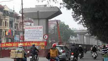 Ngày 25/1, đường sắt Cát Linh - Hà Đông thi công trở lại