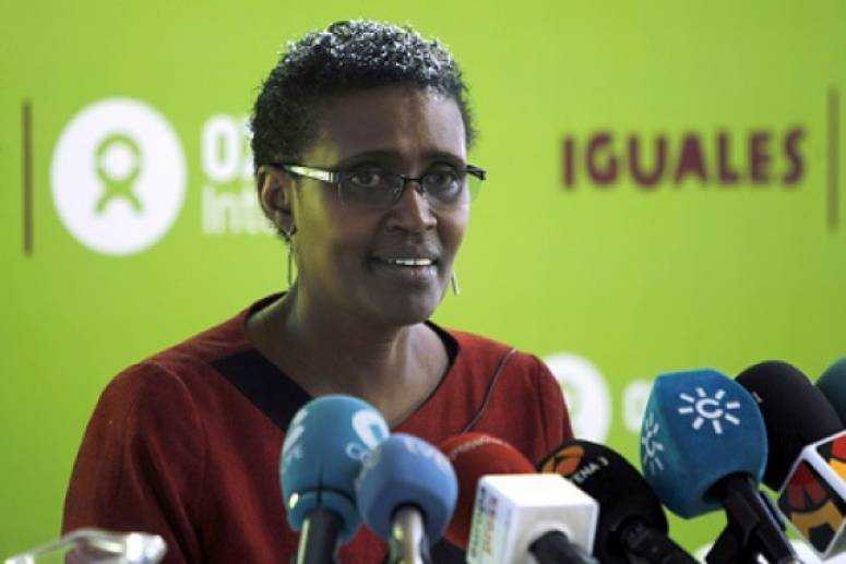 Giám đốc điều hành của Oxfam, bà Winnie Byanyima 