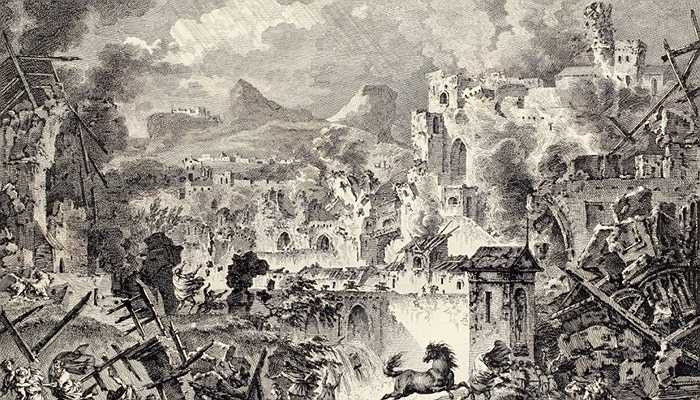 Mesina, Sicily, Italia, 1908. Một trong những trận động đất lớn nhất tại Italia với 7,5 độ rich-te. Số lượng người chết lên đến con số kinh hoàng, 120.000 người. Rất nhiều người đã mất nhà cửa và người thân. Trong đó, một chuyện kỳ diệu xảy ra khi đội cứu hộ đã cứu được 2 bé gái sau 18 ngày nằm trong đống đổ nát.