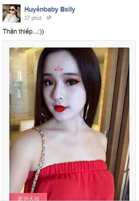 Horgirl Huyền Baby cũng cosplay Võ Tắc Thiên cùng dòng chia sẻ đầy hài hước