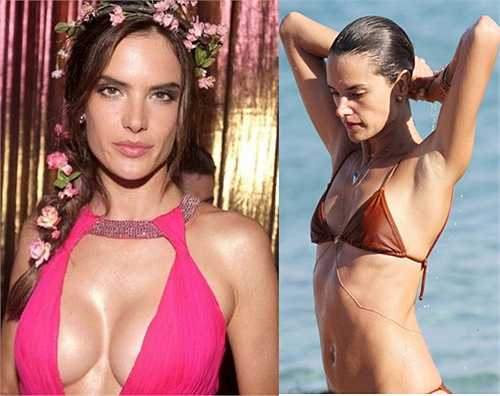 Alessandra Ambrosio từng khiến người hâm mộ tròn mắt vì những đường cong 'từ trên trời rơi xuống'