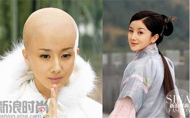 Có những nét đẹp rất hài hòa nên dù xuống tóc, Tôn Phi Phi vẫn chứng tỏ mình là một 'sắc nước hương trời'. 