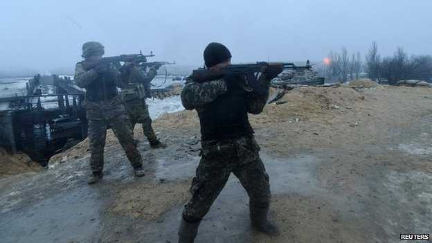 Các binh sĩ trong xung đột ở miền Đông Ukraine
