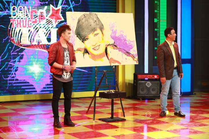 Phạm Hồng Minh – chàng họa sỹ vô địch mùa giải Bạn có thực tài 2014 thành công nhờ luôn làm khán giả hồi hộp, bất ngờ, không biết trước kết quả bức tranh là gì.